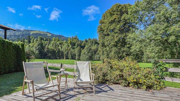 KITZIMMO-Alpenchalet in sonniger Ruhelage mit Kaiserblick - Immobilien Ellmau.