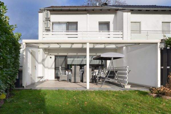 Gartenansicht des Hauses