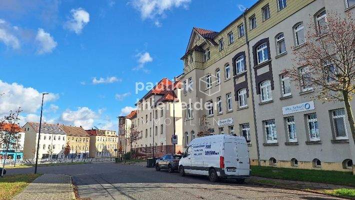 Blick in die Bahnhofstraße Richtung Trogbau
