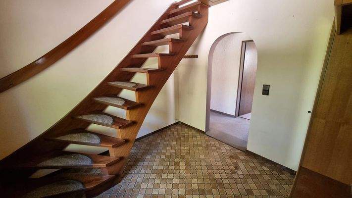 Treppe zur 2.Etage 
