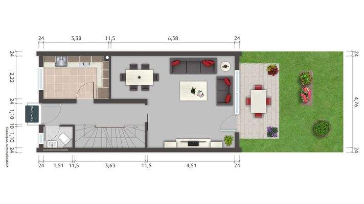 Grundriss Erdgeschoss