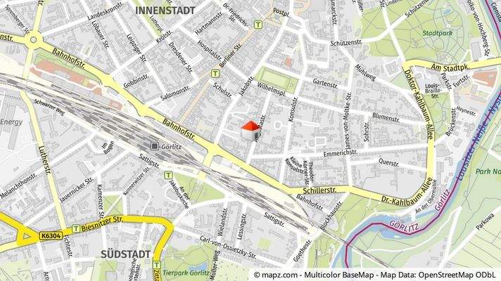 Geolyzer Kartenausschnitt