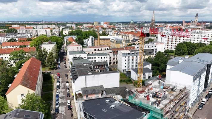 Blick in die Südvorstadt