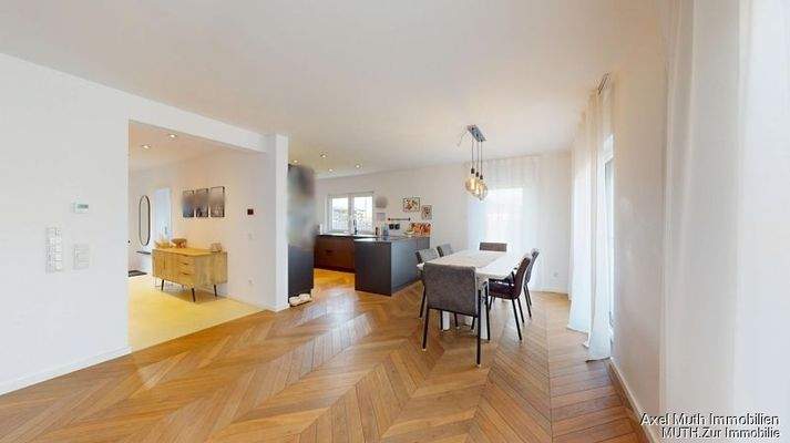 große,offene Wohn-Essküche