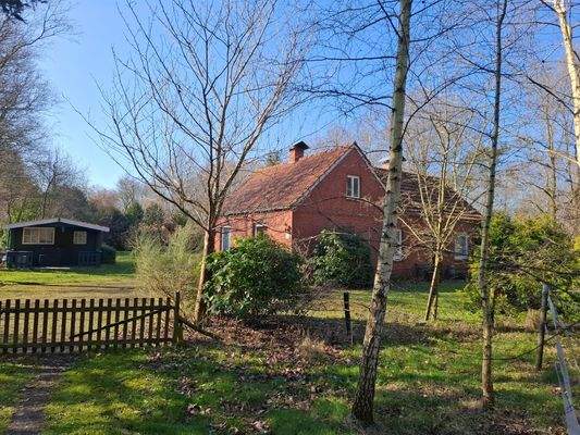 Ansicht von der Zuwegung