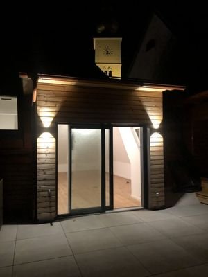 Terrasse bei Nacht 