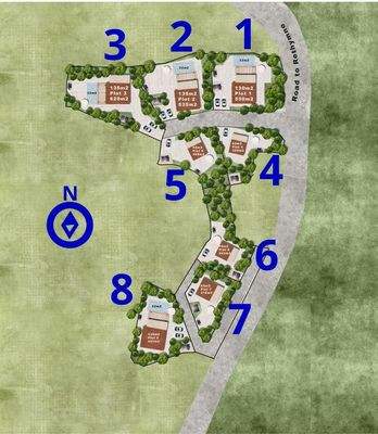 Kreta - 8-Villen- Projekt in Kirianna bei Rethymno: Freistehende Villa mit Meerblick