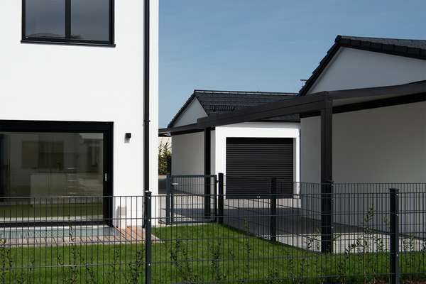 Terrasse, Garten, Garage