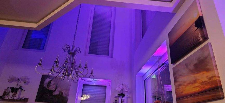 Ambientelicht offene Decke