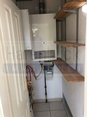 Abstellkammer mit Therme