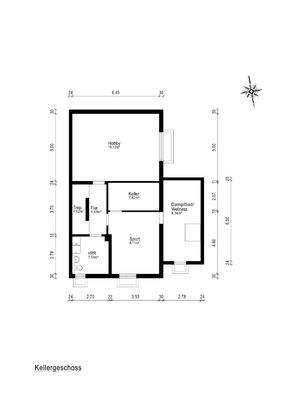 Grundriss Keller