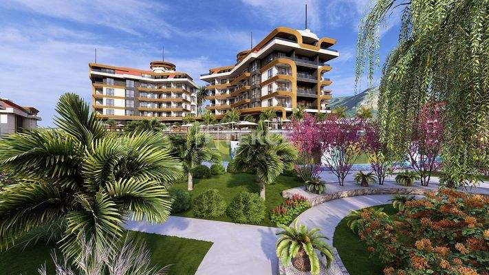 Properties with 5-Star Hotel Concept in Alanya Kestel