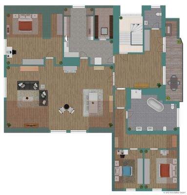 Grundriss Skizze Dachgeschoss