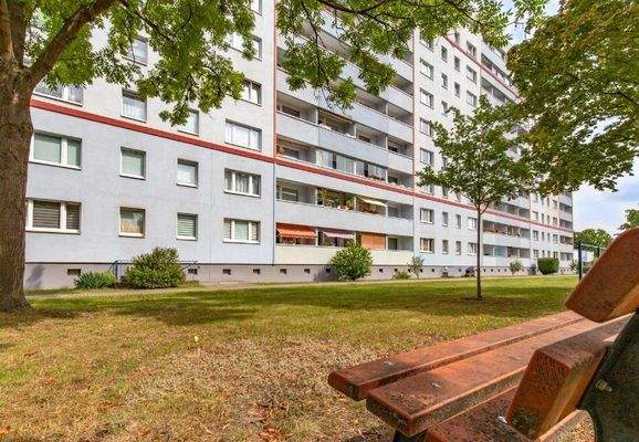 Ansicht Balkonseite des Objektes