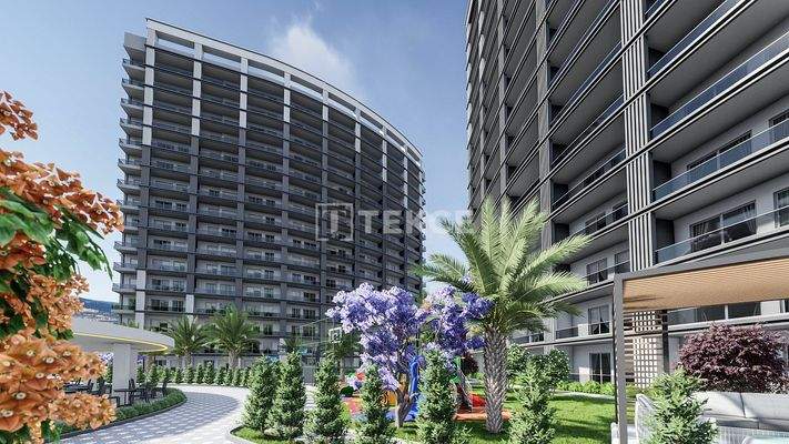 Newly-Built Flats Walking Distance of the Sea in Tömük Mersin