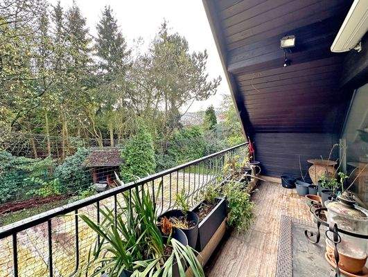 Loggia im Obergeschoss