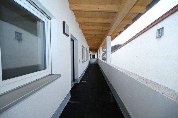 Geschützter Laubengang