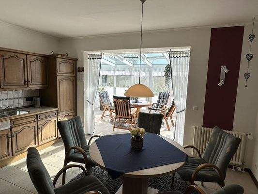 Küche Ausblick Wintergarten 