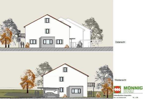 221011 Ansicht Ost West EFH