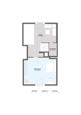 GRUNDRISS STAFFELGESCHOSS