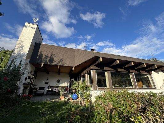 Hausansicht von unten