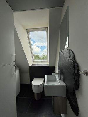 Gäste-WC mit Gas-Therme