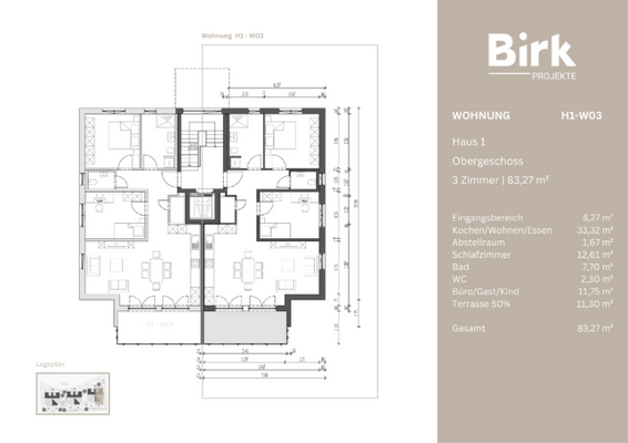 Grundriss Obergeschoss