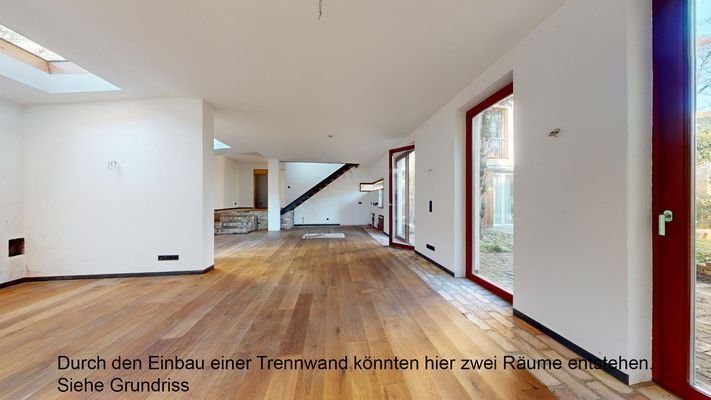 Wohnküche und Wohnzimmer, EG