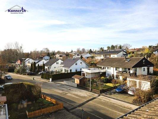 Aussicht auf das Wohngebiet Belsen