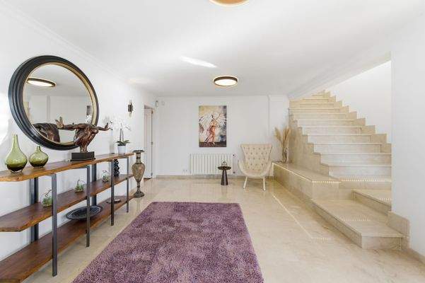 Stairway in villa in Costa d'en Blanes