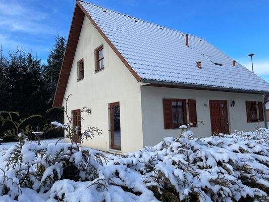 Einfamilienhaus Seitenansicht