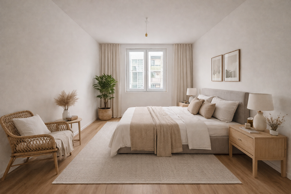 Einrichtungsbeispiel - Schlafzimmer