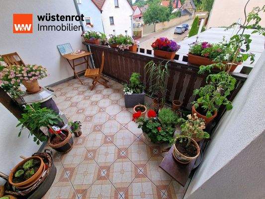 Balkon 2 Raumwohnung 1.Obergeschoss