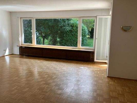 Panoramafenster zum Garten