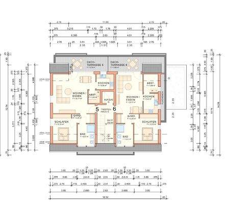 Grundriss Wohnung Nr. 5
