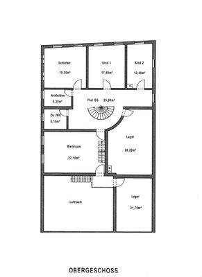 Neuching Grundriss OG Haupthaus 