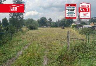 Blick auf das Grundstück