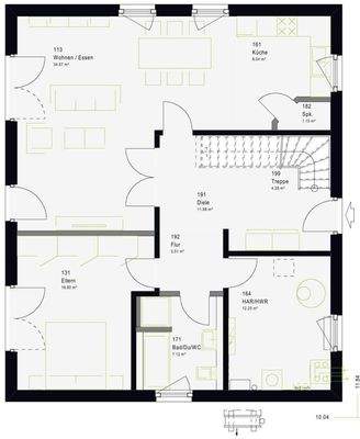 Grundriss Erdgeschoss