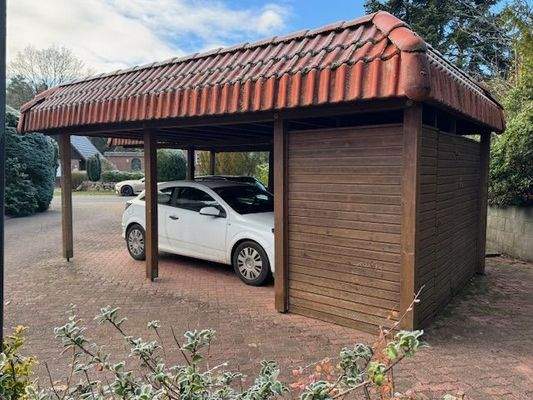 Carport mit Abstellraum