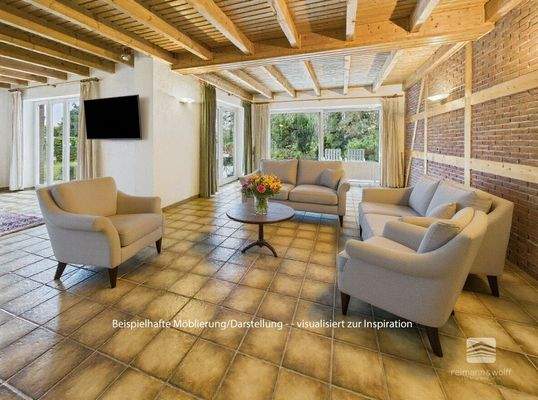 Wohn-/Esszimmer (KI)