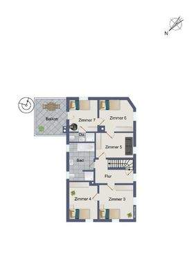 Grundriss Obergeschoss