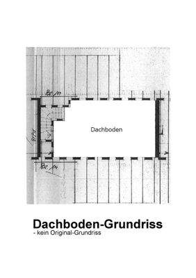 Dachboden-Grundriss