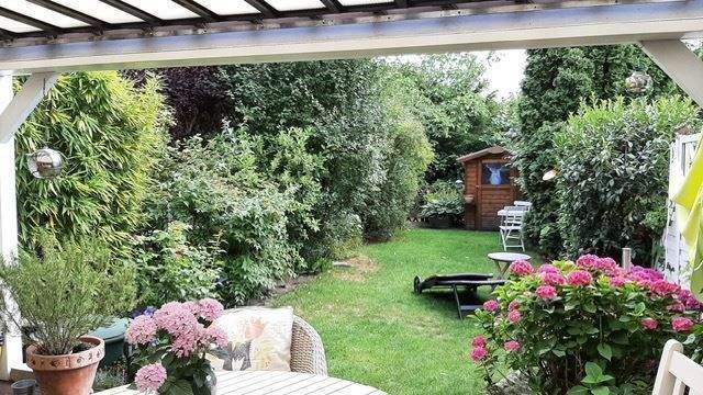 Blick in den schönen Garten