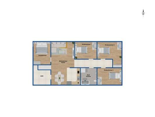 Grundriss Obergeschoss