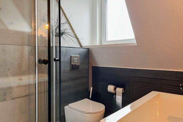 Duschbad im Dachgeschoss