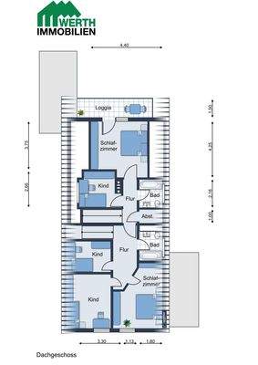 Grundriss Dachgeschoss