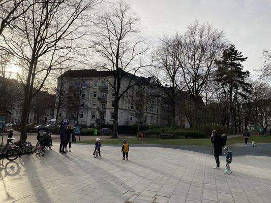 Blick vom Else-Rauch-Platz 