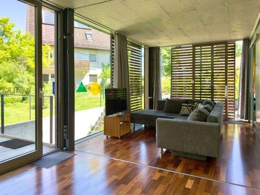 relaxter Blick in die Natur