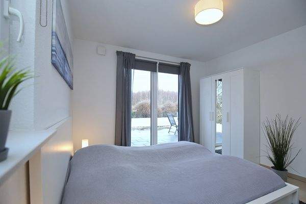 1. Schlafzimmer in der Ferienwohnung