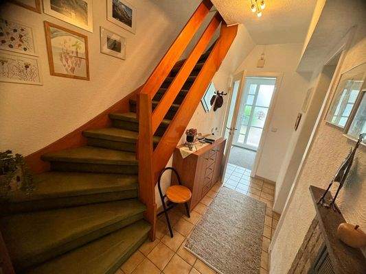 Treppenanlage zum Obergeschoss